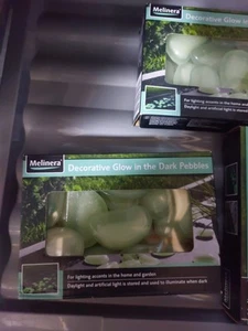 Glow In The Dark Outside/inside  Pebbles Large 3 Packs New - Picture 1 of 5