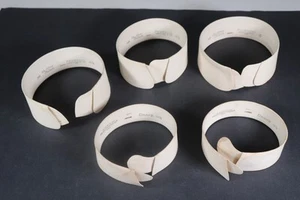 Lot of 5 Vintage Detachable Dress Shirt Collars – Arrow Drake & Ide Silver c2 - Picture 1 of 7