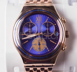 Swatch Irony Chrono 2014 - YCG409 - Blue Win - Nuovo - Imagen 1 de 2