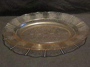 MacBeth Evans American Sweetheart Pink Platter - Picture 1 of 1