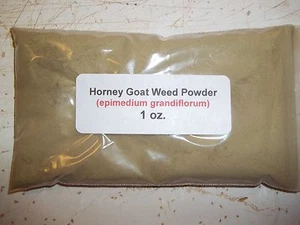 1 oz. Polvo de malezas de cuerno cabra (epimedium grandiflorum) ICARIIN Permio - Imagen 1 de 1