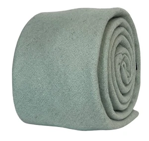 Frederick Thomas Diseñador Lana Para Hombre Pato Corbata Huevo Azul Suave Verde Pálido - Imagen 1 de 5