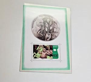 1972 OLYMPIC STAMPS - POLAND SOUVENIR SHEET - Picture 1 of 1