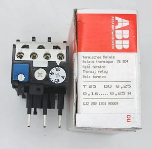 ABB Thermisches Relais T25DU0,25 (0,16....0,25A) NEU/OVP - Bild 1 von 1