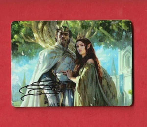 Magic Art Serie Herr der Ringe Herr der Ringe Karte Nr.33 signiert - Bild 1 von 1