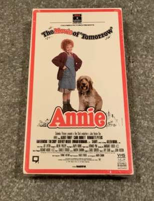 Sealed-Annie-VHS-1985-Brand New-Factory Sealed-Very Clean Box Foto 1 de 4