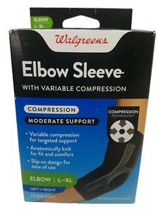 Walgreens ~ Manga de codo con compresión variable ~ Soporte moderado ~ Talla: L-XL - Imagen 1 de 3