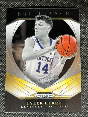 2021 Panini Prizm DP TYLER HERRO #17 BRILLIANCE Kentucky Wildcats  - Image 1 of 2