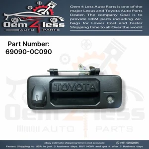 Toyota Tundra Tailgate Handle with Camera OEM 69090-0C090 2018, 2019, 2020, 2021 - Picture 1 of 7