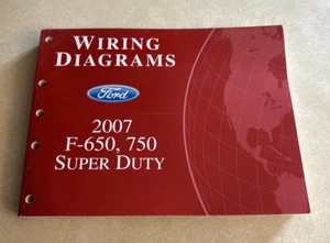 2007 Ford F-650, 750 Super Duty Wiring Diagrams Manual OEM GOOD CONDITION! - Bild 1 von 13