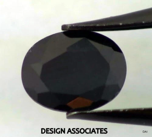 BLACK SAPPHIRE 14x12 MM OVAL CUT EARTH MINED AND TREATED CALIBRATED AAA - Image 1 of 1