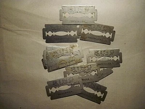 VINTAGE MEN'S RAZOR BLADES 10 "RING" MADE IN U.S.A. REG. U.S. PAT. OFF. COLLECTS - Picture 1 of 10