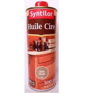 HUILE CIRE A BOIS SYNTILOR 500 ML TEINTE 261 GRIS CLAIR - Imagen 1 de 1