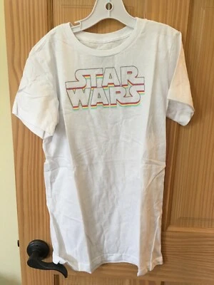 NWT Gymboree Star Wars White Tee Shirt Top T Shirt Girls 7/8,10/12,14 - Image 1 of 2