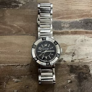 Swarovski 999 982 50M Swiss Made Herrenuhr Edelstahl benötigt Akku - Bild 1 von 21