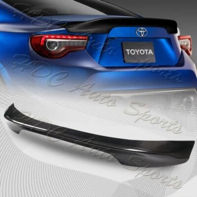 For 2013-2020 Subaru BRZ Scion FRS FR-S Carbon Fiber Rear Trunk Spoiler Lid Wing - Image 1 of 4