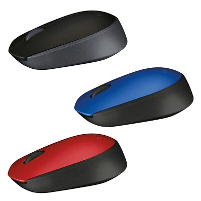 Logitech M171 Wireless Mouse Black Maus kabellos 10m Reichweite schwarz - Bild 1 von 2