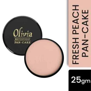 Olivia Waterproof Cream Pan Cake Fresh Peach Makeup Concealer 25g, Shade No.23 - Picture 1 of 3