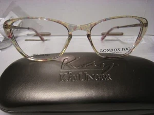 Marco de gafas London Fog CHARLOTTE CLR/TORT 51-17-140 mm DEMOSTRACIÓN y estuche genérico - Imagen 1 de 4