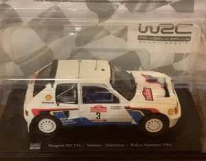 WRC COLLECTION 1:24 Peugeot 206 T16 Rallye Sanremo 1984 NUOVO - Foto 1 di 1