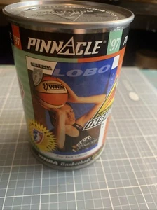 1997 Pinnacle Inside WNBA Rare REBECCA LOBO Sealed Collector Can w/ 10 Card Pack - Picture 1 of 6