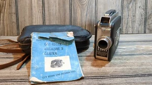 Cine-Kodak Eight Vintage Model 8 1940s 8mm Movie Camera with Leather Case - Picture 1 of 16