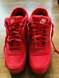 Nike Air Max 90 Essential Triple Red AJ1285-602 Size 11 Men - Picture 1 of 5