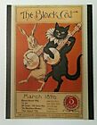 *Halloween* Postcard: Hare & Cat Playing Banjo Vintage Image~Reproduction 