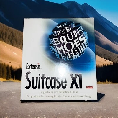 EXTENSIS SUITCASE X1 “ Praktische Lösung Zeichensatzverwaltung” m/OSX MACINTOSH - Image 1 of 4
