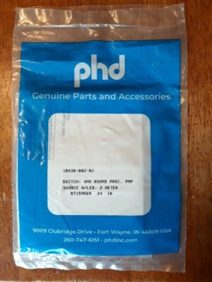 PHD 18430-002-02 Proximity Switch, 4 mm X 2 m Cable, 10-30 VDC, 4mm round w/ LED - Image 1 of 4