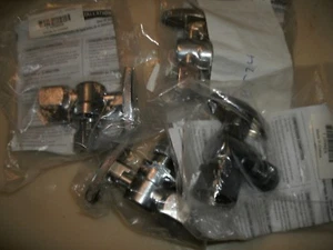 LOT OF 5 - Chrome Plated Quarter-Turn Supply Stop Valve FNPT Inlet 125psi 1RWE6 - Picture 1 of 1