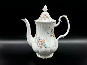 Royal Albert Constance Large Coffee Pot Bone China England See details - Picture 1 of 8