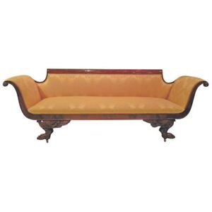 American Classical Sofa attributed to Duncan Phyfe