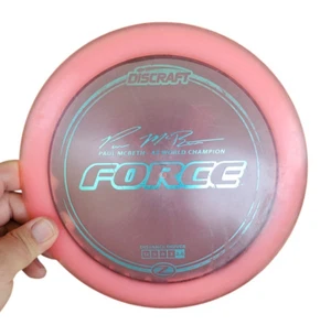 Discraft 4x Paul McBeth Z Force Pink *Inked & Thrown* 176g Disc - Picture 1 of 12