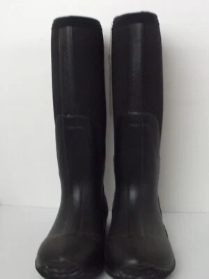 HISEA Waterproof Neoprene Rubber Muck Mud Rain Gardening Women Boot 7 Black  - Image 1 of 4