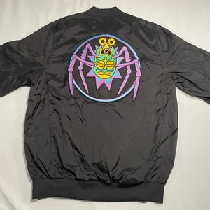 Rick and Morty Bomber Jacket Small Adult Swim Festival Daylight Curfew Patches - Picture 1 of 12