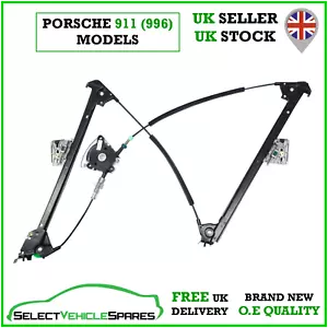 NEW PORSCHE 911 (996) DRIVERS SIDE FRONT RIGHT WINDOW REGULATOR 1998-2004 - Picture 1 of 6