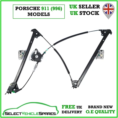 NEW PORSCHE 911 (996) DRIVERS SIDE FRONT RIGHT WINDOW REGULATOR 1998-2004 - Image 1 of 4