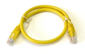 YELLOW Comlynx 2m Cat6 RJ45 Patch Ethernet Network LAN Internet Cable GIGABIT - Picture 1 of 1