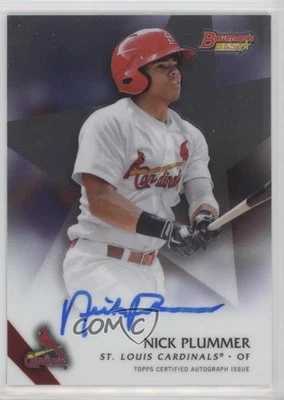 2015 Bowman's Best Best of 2015 Auto Nick Plummer #B15-NP Auto - Image 1 of 2