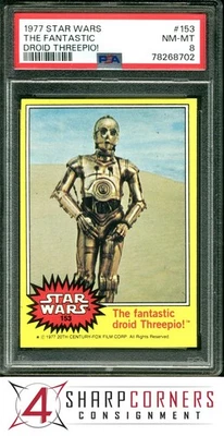 1977 STAR WARS #153 THE FANTASTIC DROID THREEPIO! C-3PO PSA 8 - Image 1 of 4