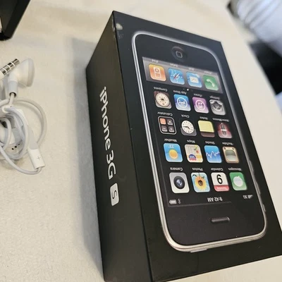 Apple iPhone 3GS 32G Negro Funciona Incluye Caja y Auriculares. Sin cable de carga. COMO ESTÁ Foto 1 de 4