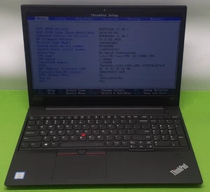 LENOVO THINKPAD E580 15.6" i5-7200U @ 2.50GHz 12GB RAM - No ac hdd or os - Picture 1 of 9