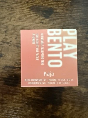 Kaja Play Bento Blendable Sculpting Trio CLOUD LATTE 02 Blush/Bronzer/Highlight - Image 1 of 4