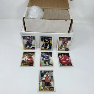 1987-88 O-Pee-Chee OPC Hockey Komplettsatz Robitaille, Hextall, Oates Rookies - Bild 1 von 12