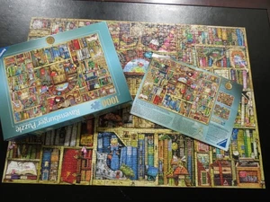 Ravensburger 1000 Piece Puzzle The Bizarre Bookshop No 2 Colin Thompson Complete - Picture 1 of 11