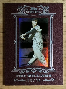 Ted Williams 2007 Topps Sterling Framed Borgoña #121 - Imagen 1 de 2