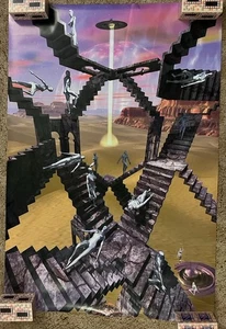 The Labyrinth by Jurgen Ziewe 1996 Fantasy Art Poster 23.5x35 German Artist RLD - Picture 1 of 1