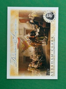 2006 Topps Signers of the Declaration of Independence #NNO Abraham Clark - Picture 1 of 2