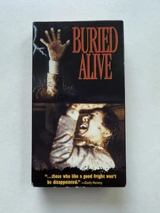 Buried Alive (VHS, 1990) gebrauchter Horrorfilm *Kaufen Sie 2 erhalten Sie 1 gratis* - Bild 1 von 3